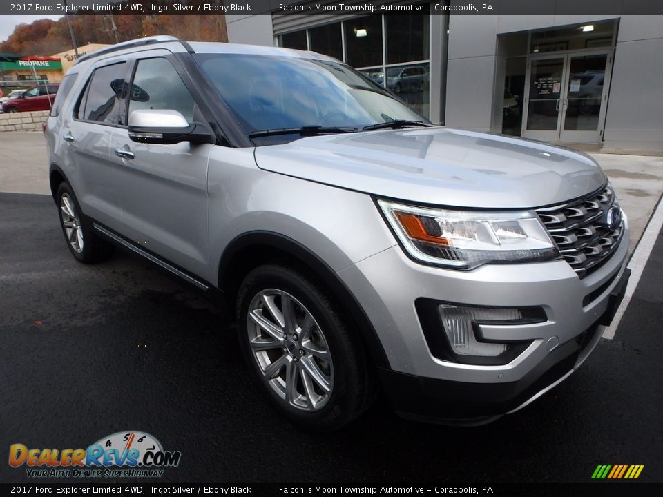 Ingot Silver 2017 Ford Explorer Limited 4WD Photo #9