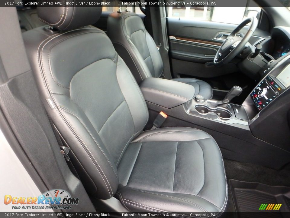 Front Seat of 2017 Ford Explorer Limited 4WD Photo #11