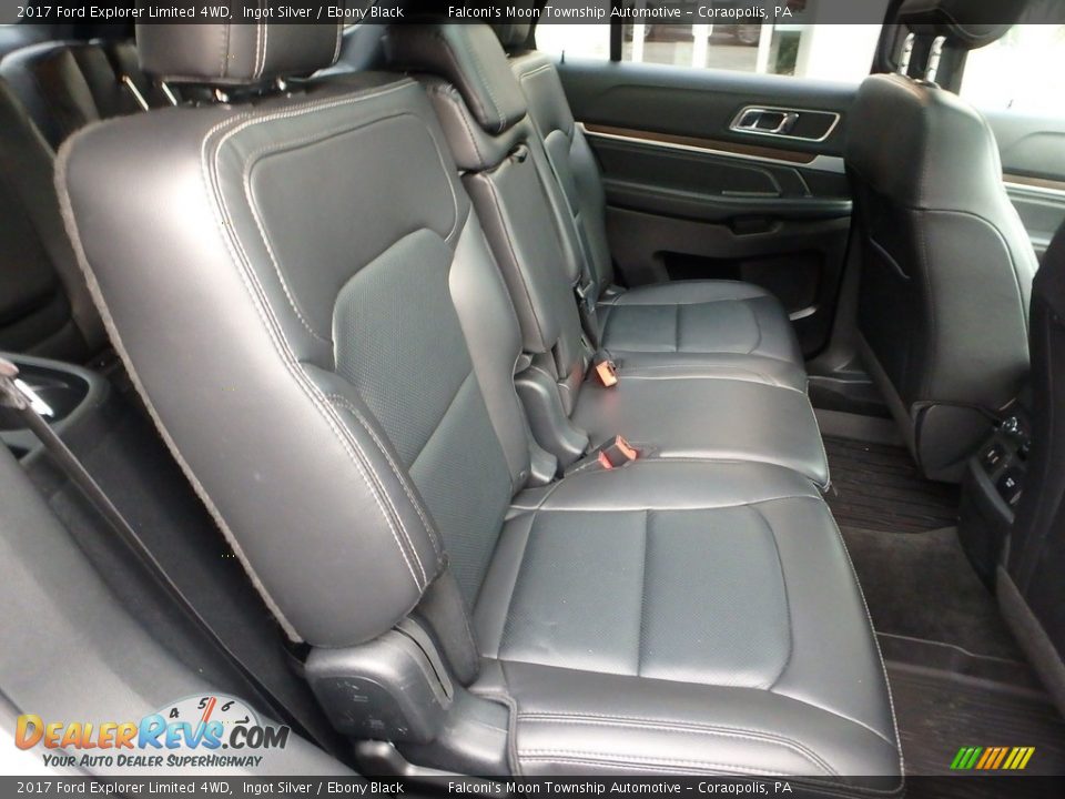 Rear Seat of 2017 Ford Explorer Limited 4WD Photo #14