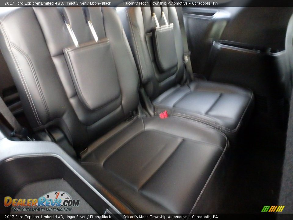 2017 Ford Explorer Limited 4WD Ingot Silver / Ebony Black Photo #15