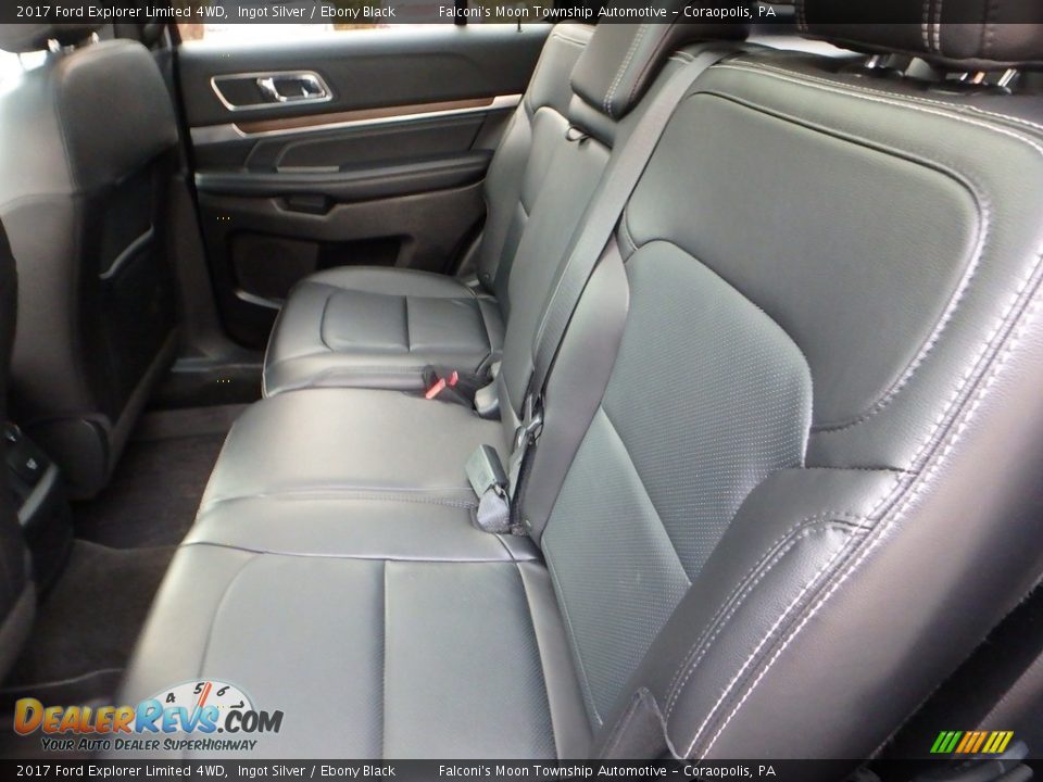 Rear Seat of 2017 Ford Explorer Limited 4WD Photo #17