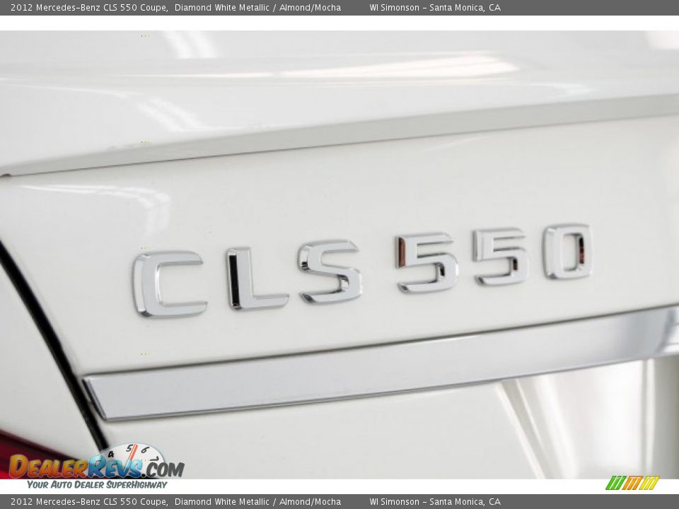 2012 Mercedes-Benz CLS 550 Coupe Diamond White Metallic / Almond/Mocha Photo #7