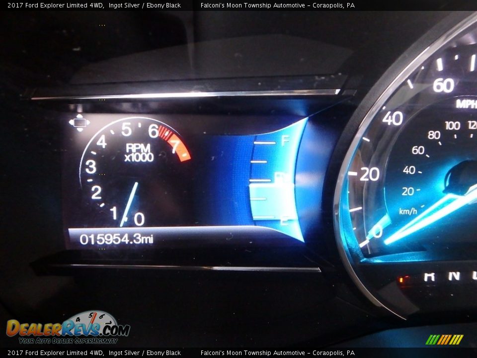 2017 Ford Explorer Limited 4WD Ingot Silver / Ebony Black Photo #24