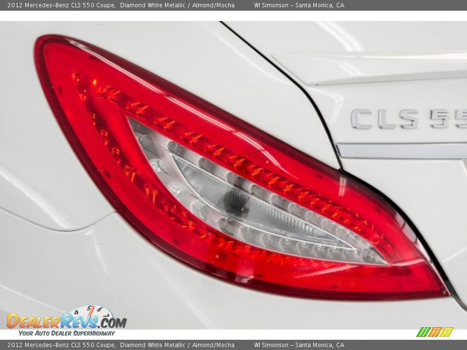 2012 Mercedes-Benz CLS 550 Coupe Diamond White Metallic / Almond/Mocha Photo #24