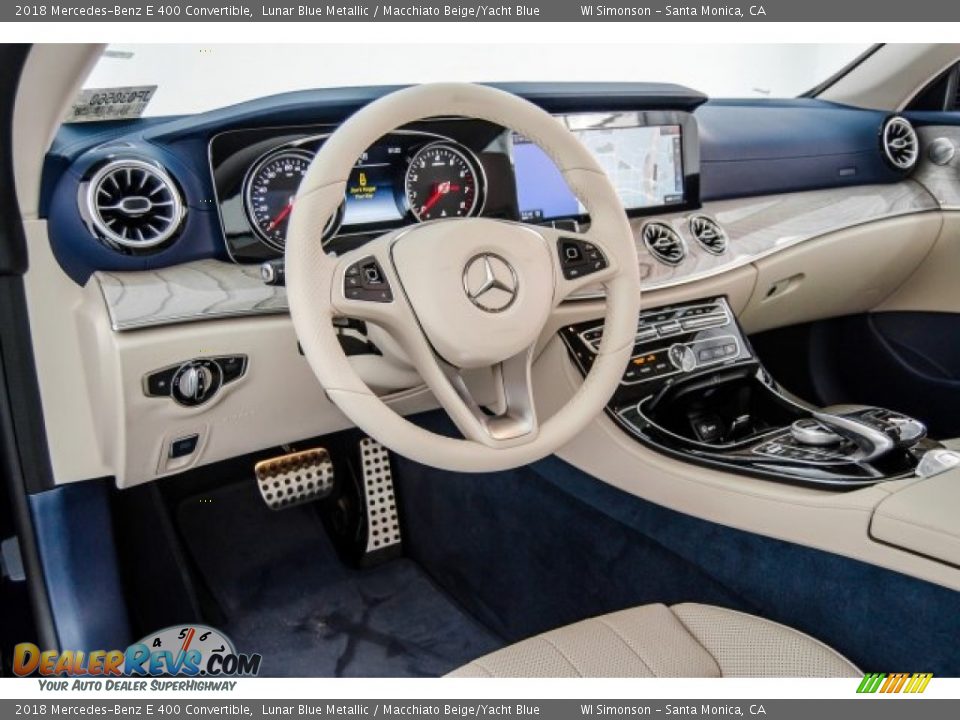 Dashboard of 2018 Mercedes-Benz E 400 Convertible Photo #6