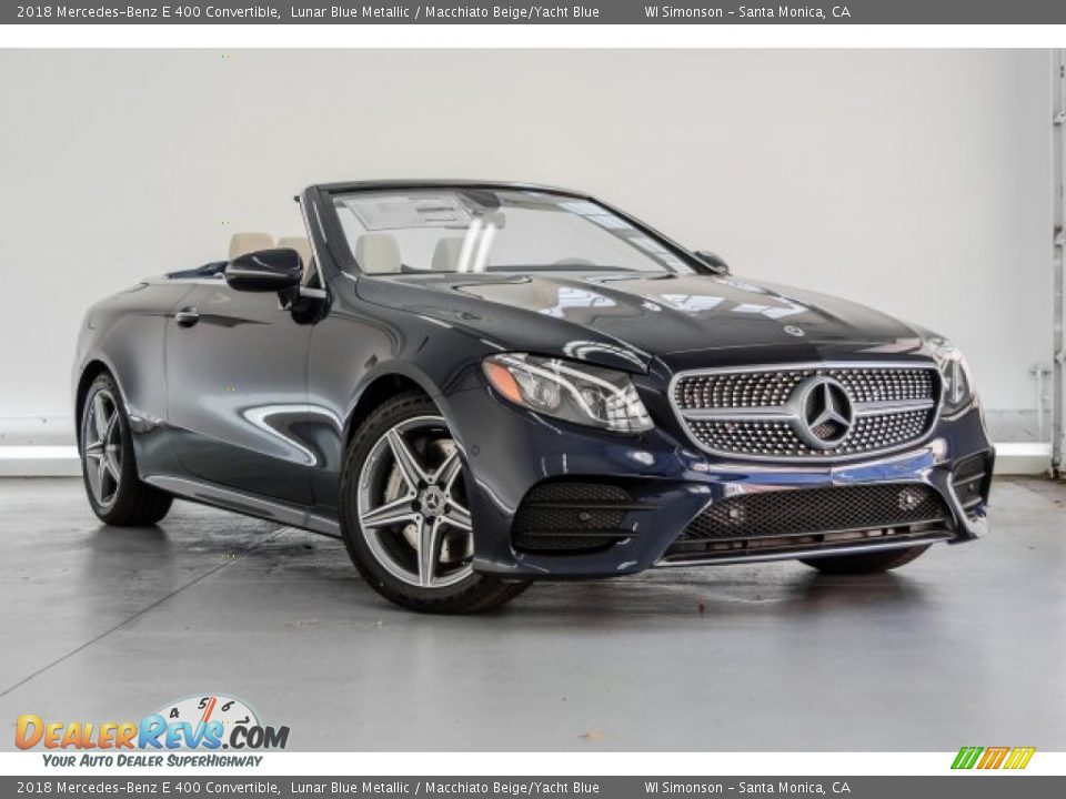 Front 3/4 View of 2018 Mercedes-Benz E 400 Convertible Photo #12