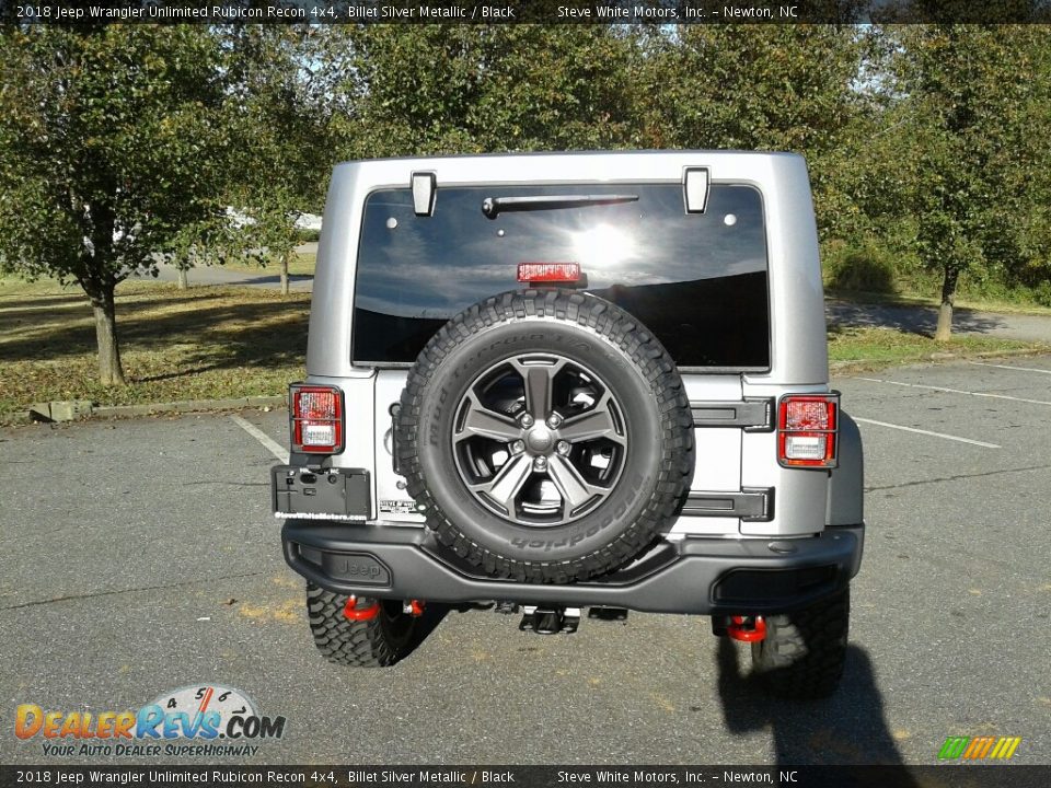 2018 Jeep Wrangler Unlimited Rubicon Recon 4x4 Billet Silver Metallic / Black Photo #7