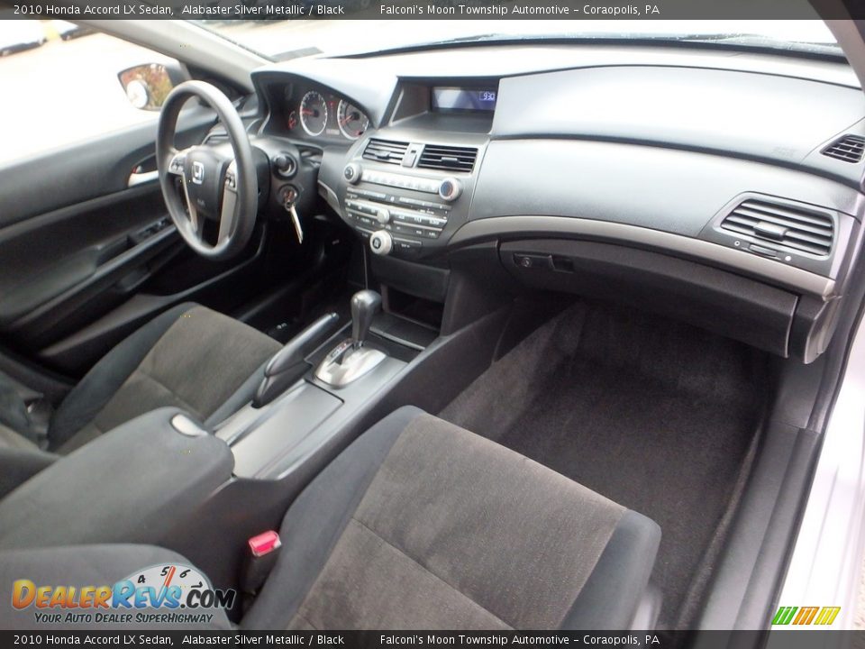 2010 Honda Accord LX Sedan Alabaster Silver Metallic / Black Photo #11