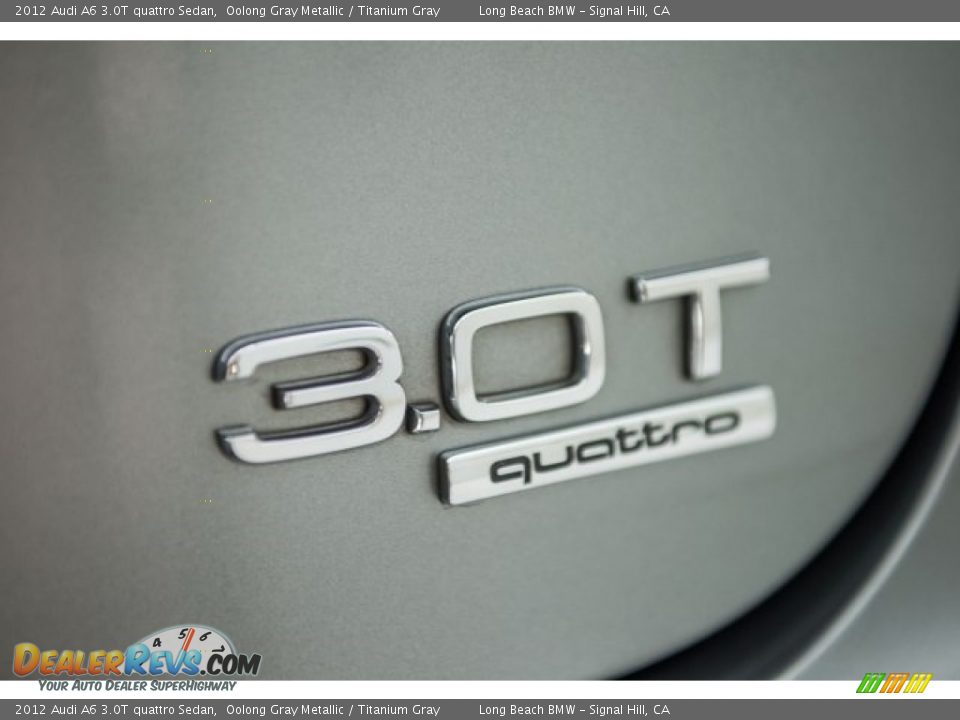 2012 Audi A6 3.0T quattro Sedan Oolong Gray Metallic / Titanium Gray Photo #20