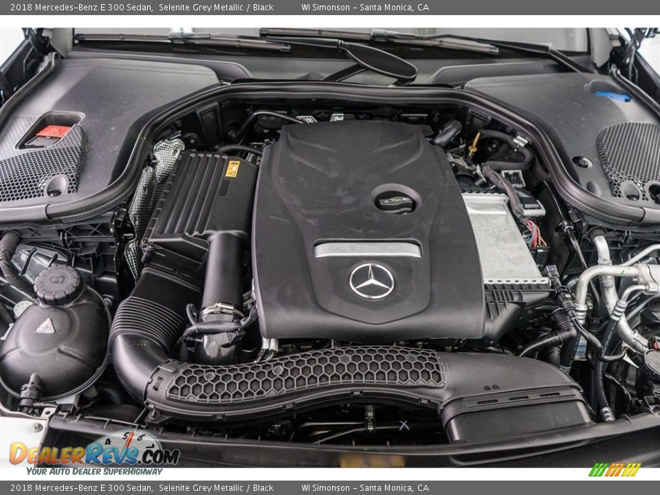 2018 Mercedes-Benz E 300 Sedan Selenite Grey Metallic / Black Photo #8