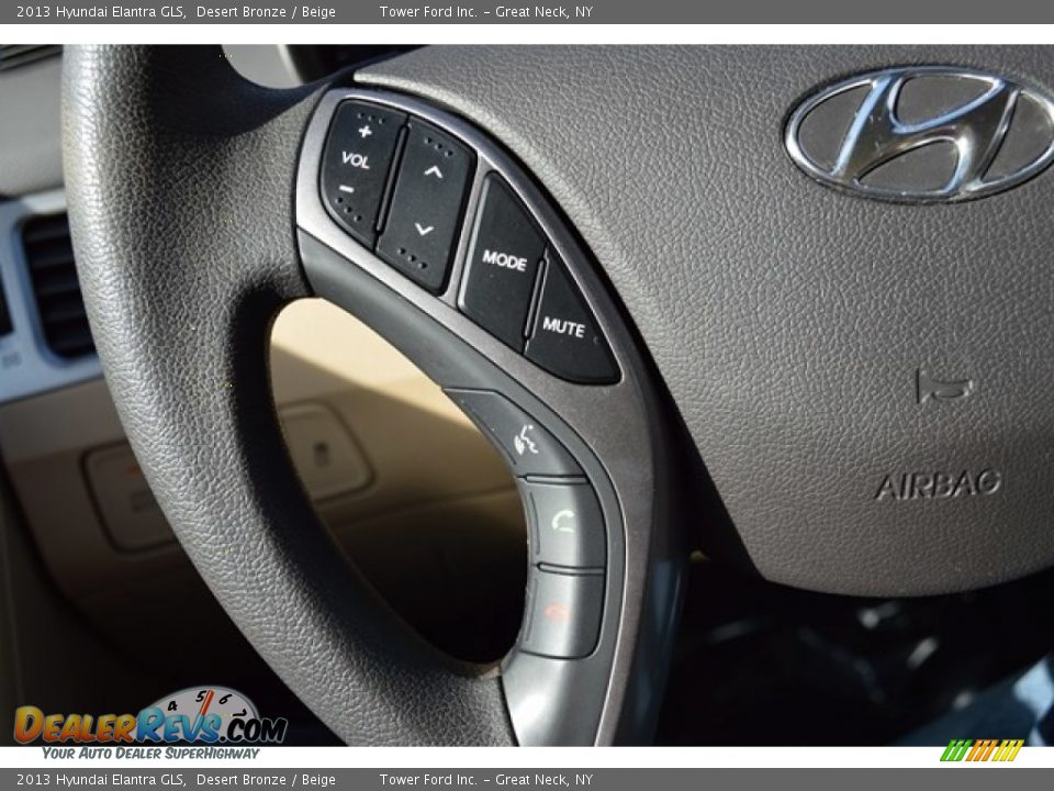 2013 Hyundai Elantra GLS Desert Bronze / Beige Photo #25