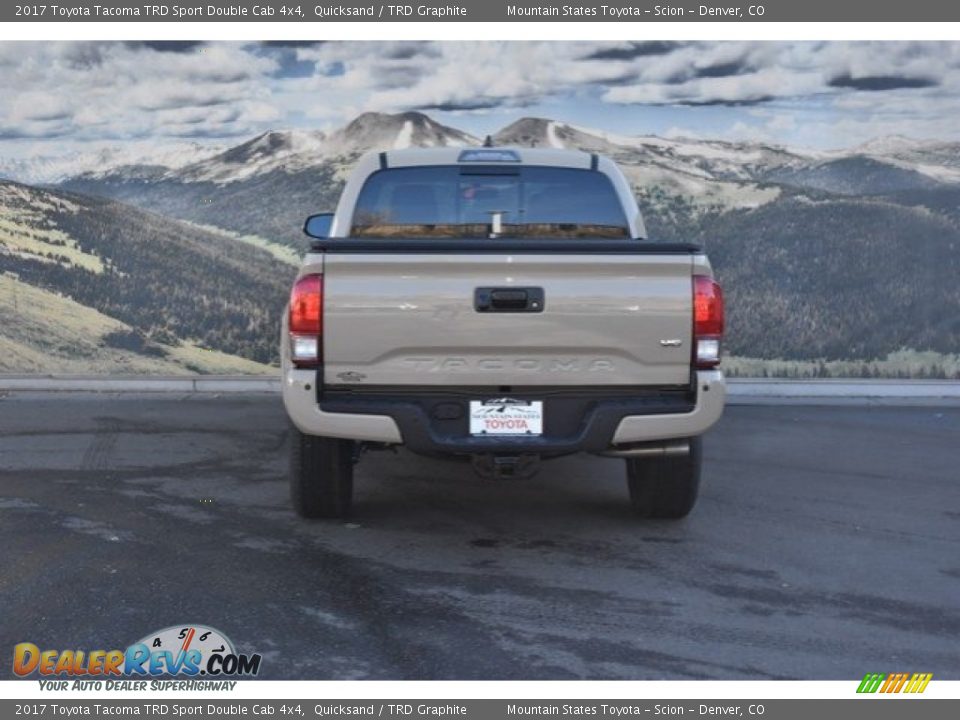 2017 Toyota Tacoma TRD Sport Double Cab 4x4 Quicksand / TRD Graphite Photo #4