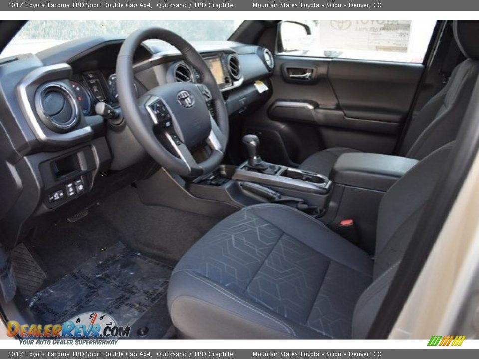 2017 Toyota Tacoma TRD Sport Double Cab 4x4 Quicksand / TRD Graphite Photo #5
