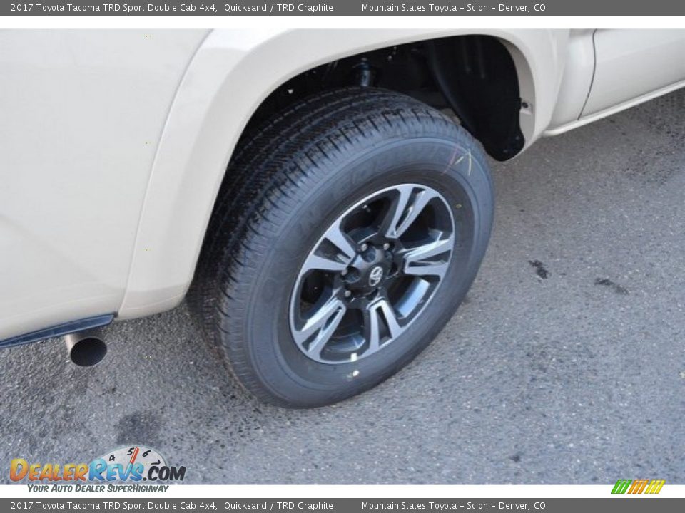 2017 Toyota Tacoma TRD Sport Double Cab 4x4 Quicksand / TRD Graphite Photo #9