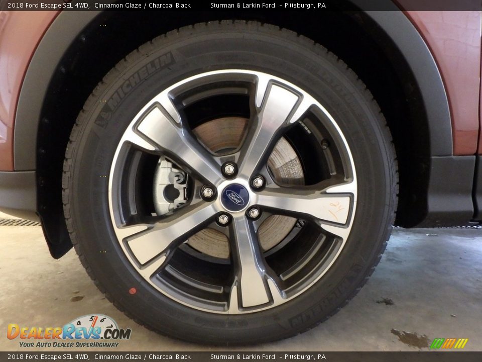 2018 Ford Escape SEL 4WD Cinnamon Glaze / Charcoal Black Photo #5