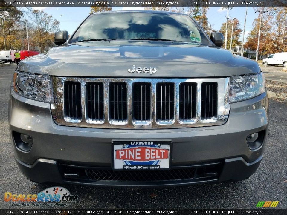 2012 Jeep Grand Cherokee Laredo 4x4 Mineral Gray Metallic / Dark Graystone/Medium Graystone Photo #2