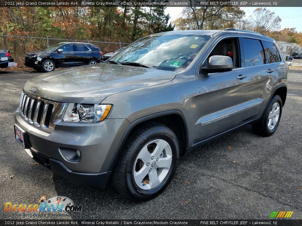 2012 Jeep Grand Cherokee Laredo 4x4 Mineral Gray Metallic / Dark Graystone/Medium Graystone Photo #3