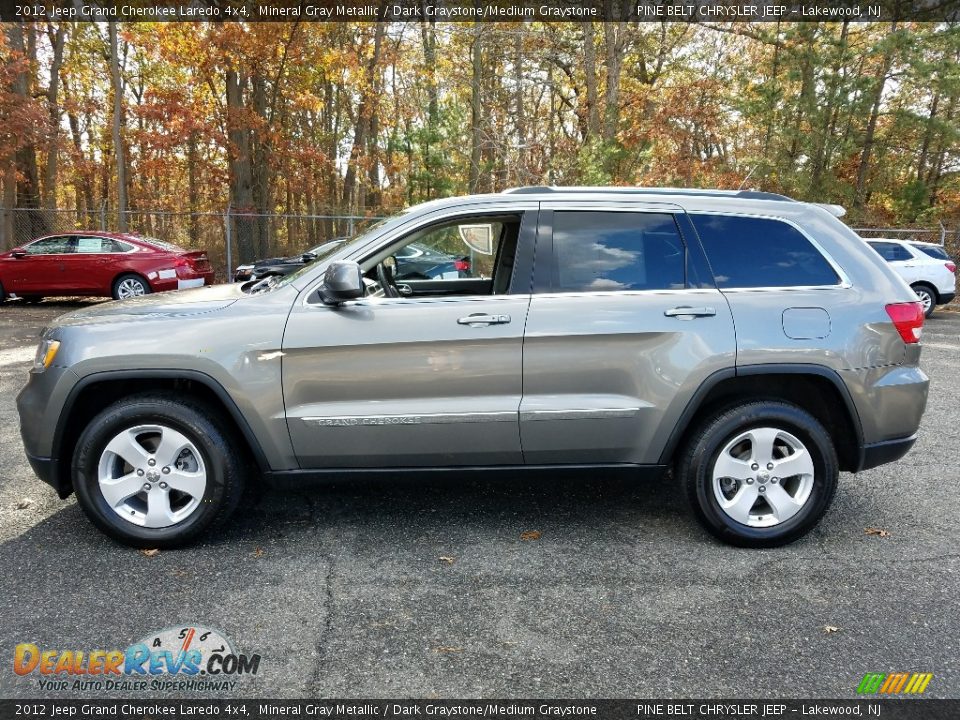 2012 Jeep Grand Cherokee Laredo 4x4 Mineral Gray Metallic / Dark Graystone/Medium Graystone Photo #4