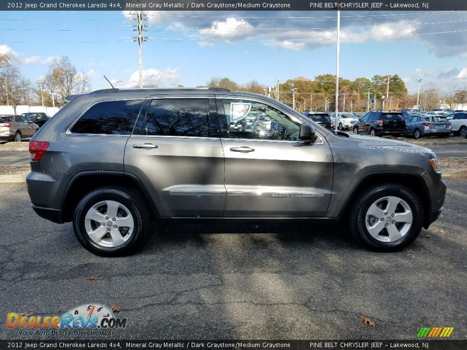 2012 Jeep Grand Cherokee Laredo 4x4 Mineral Gray Metallic / Dark Graystone/Medium Graystone Photo #8
