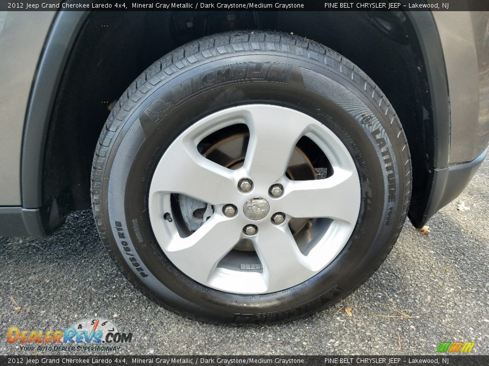 2012 Jeep Grand Cherokee Laredo 4x4 Mineral Gray Metallic / Dark Graystone/Medium Graystone Photo #9