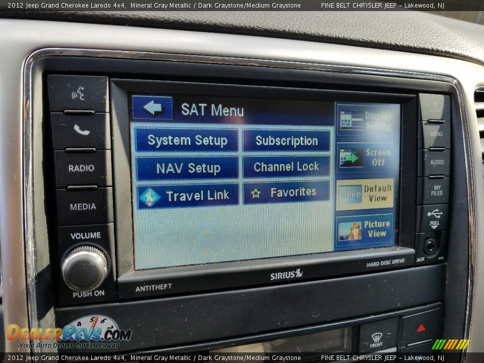 2012 Jeep Grand Cherokee Laredo 4x4 Mineral Gray Metallic / Dark Graystone/Medium Graystone Photo #12