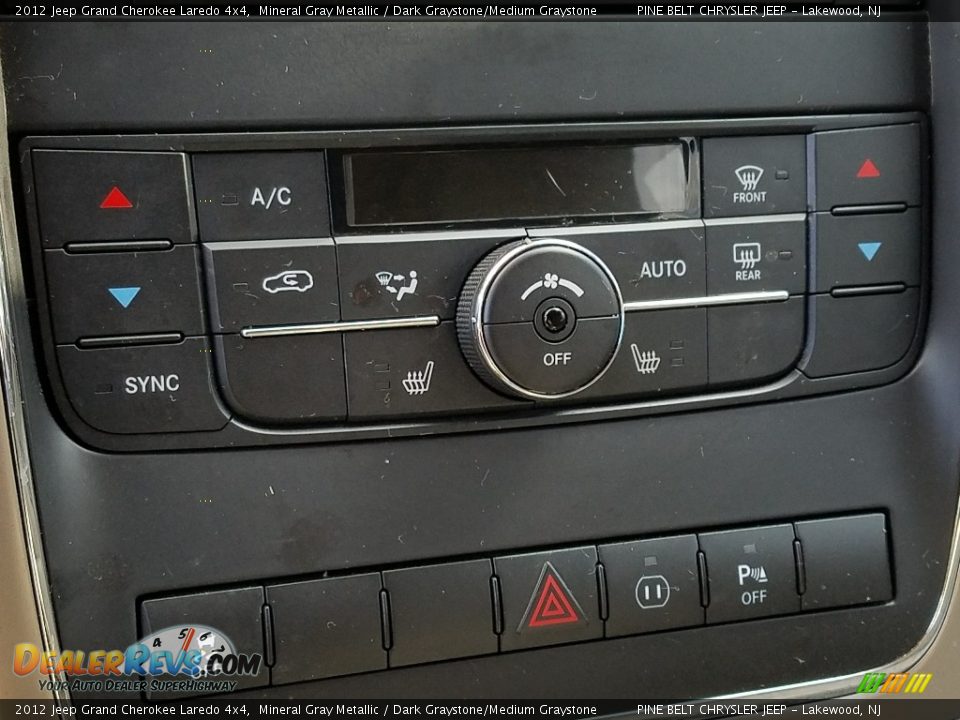 2012 Jeep Grand Cherokee Laredo 4x4 Mineral Gray Metallic / Dark Graystone/Medium Graystone Photo #13