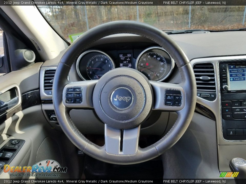 2012 Jeep Grand Cherokee Laredo 4x4 Mineral Gray Metallic / Dark Graystone/Medium Graystone Photo #15
