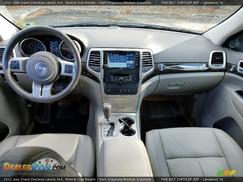 2012 Jeep Grand Cherokee Laredo 4x4 Mineral Gray Metallic / Dark Graystone/Medium Graystone Photo #17