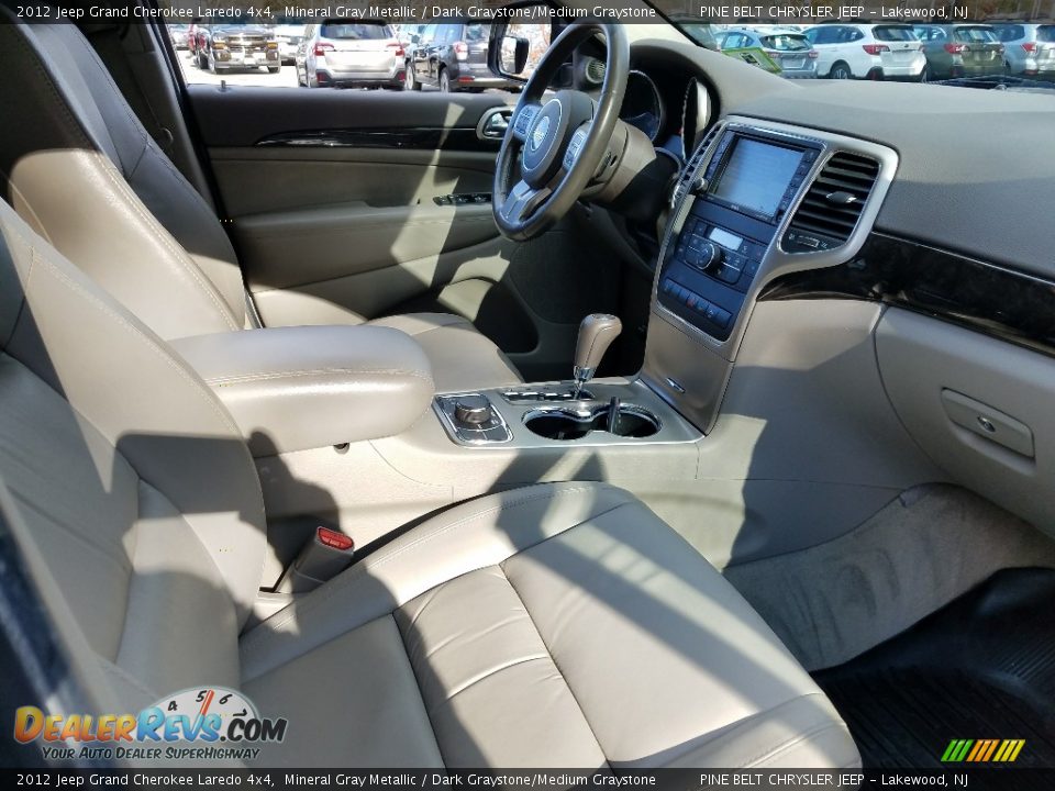 2012 Jeep Grand Cherokee Laredo 4x4 Mineral Gray Metallic / Dark Graystone/Medium Graystone Photo #19