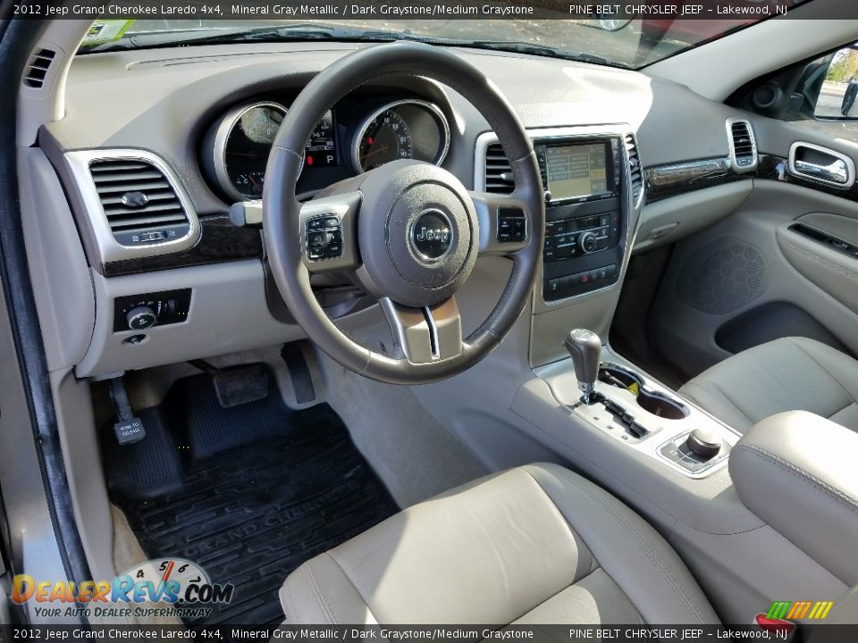 2012 Jeep Grand Cherokee Laredo 4x4 Mineral Gray Metallic / Dark Graystone/Medium Graystone Photo #22
