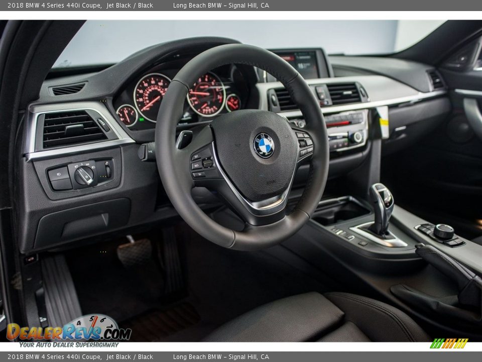 2018 BMW 4 Series 440i Coupe Jet Black / Black Photo #6
