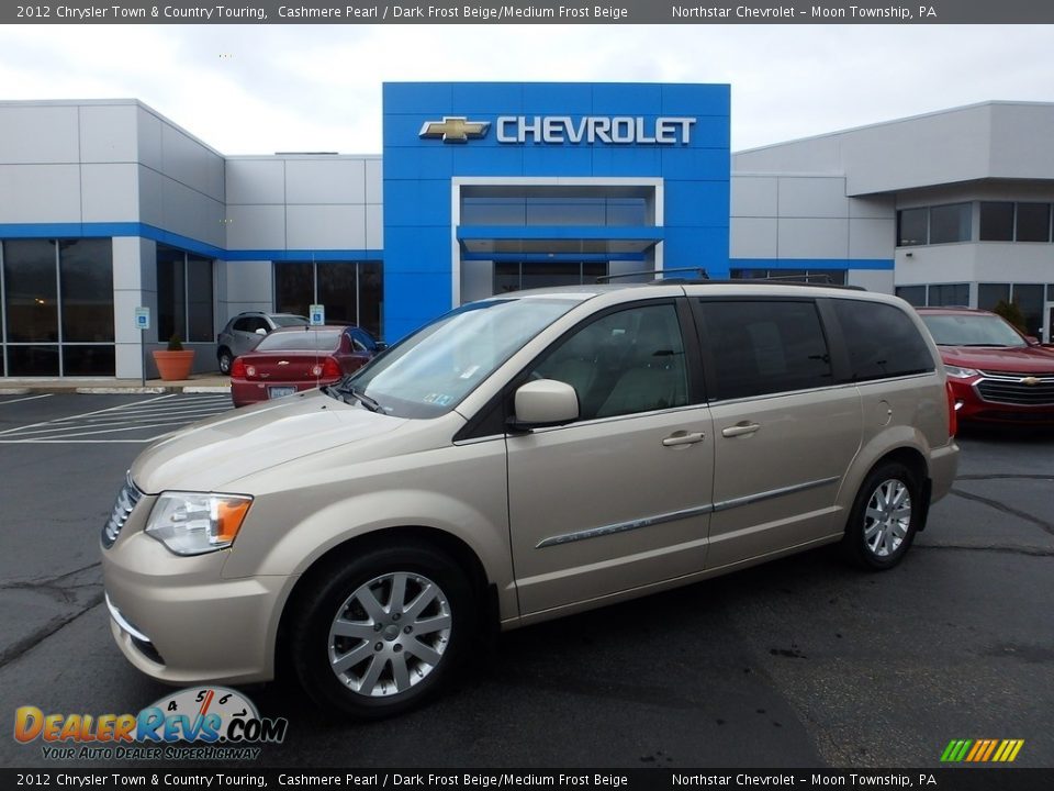 2012 Chrysler Town & Country Touring Cashmere Pearl / Dark Frost Beige/Medium Frost Beige Photo #1