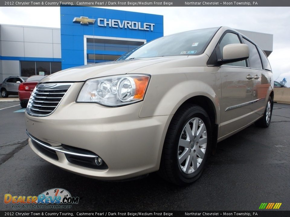 2012 Chrysler Town & Country Touring Cashmere Pearl / Dark Frost Beige/Medium Frost Beige Photo #2