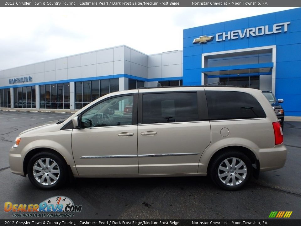 2012 Chrysler Town & Country Touring Cashmere Pearl / Dark Frost Beige/Medium Frost Beige Photo #3