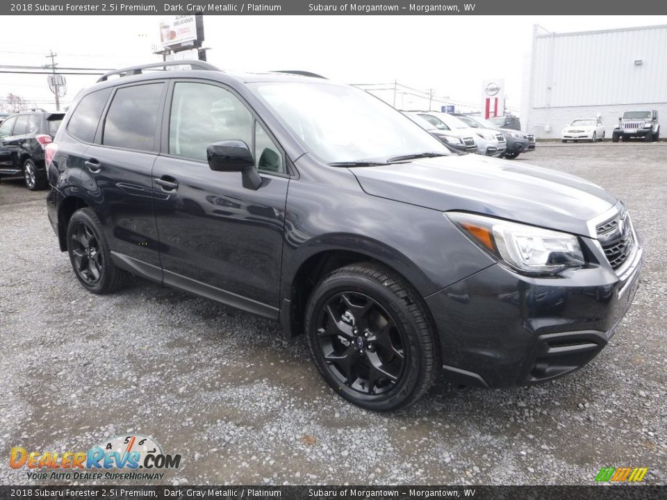 2018 Subaru Forester 2.5i Premium Dark Gray Metallic / Platinum Photo #1
