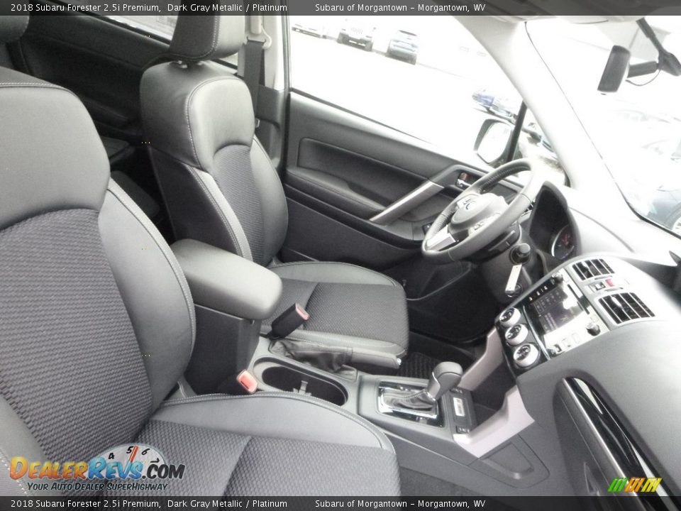 2018 Subaru Forester 2.5i Premium Dark Gray Metallic / Platinum Photo #3