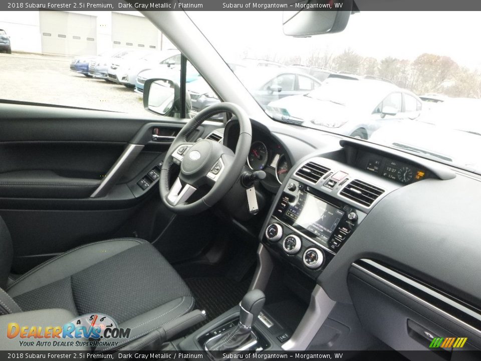 2018 Subaru Forester 2.5i Premium Dark Gray Metallic / Platinum Photo #4