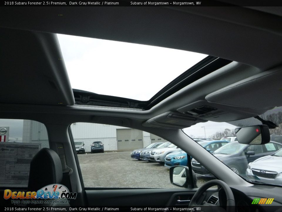 2018 Subaru Forester 2.5i Premium Dark Gray Metallic / Platinum Photo #5