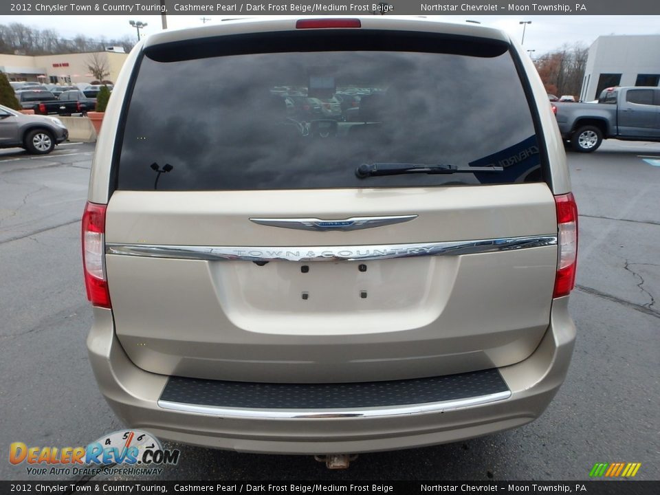 2012 Chrysler Town & Country Touring Cashmere Pearl / Dark Frost Beige/Medium Frost Beige Photo #6