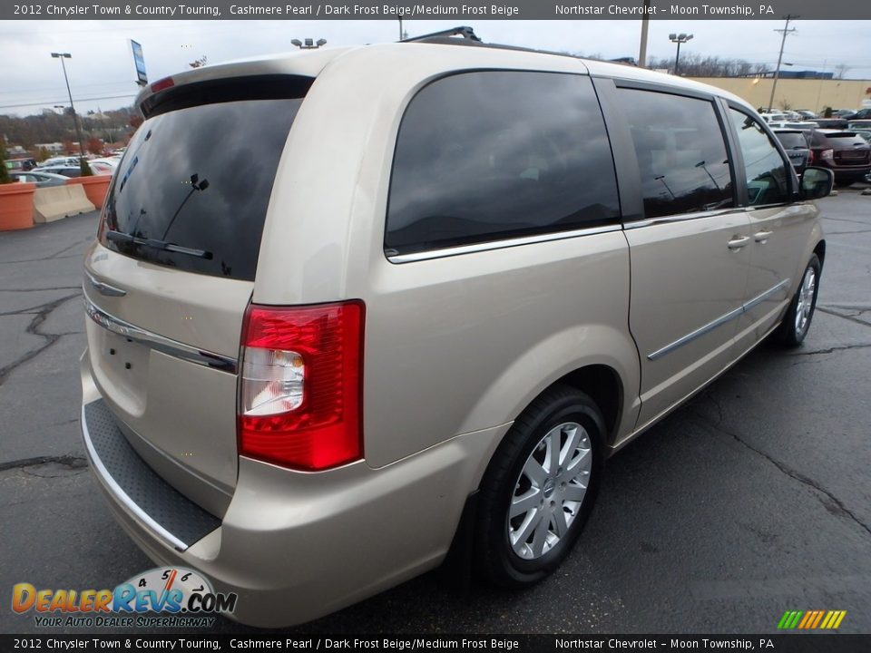 2012 Chrysler Town & Country Touring Cashmere Pearl / Dark Frost Beige/Medium Frost Beige Photo #8
