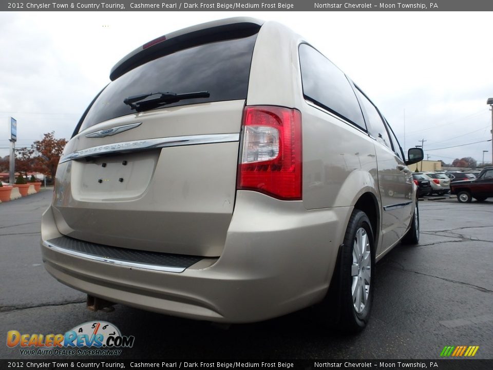 2012 Chrysler Town & Country Touring Cashmere Pearl / Dark Frost Beige/Medium Frost Beige Photo #9