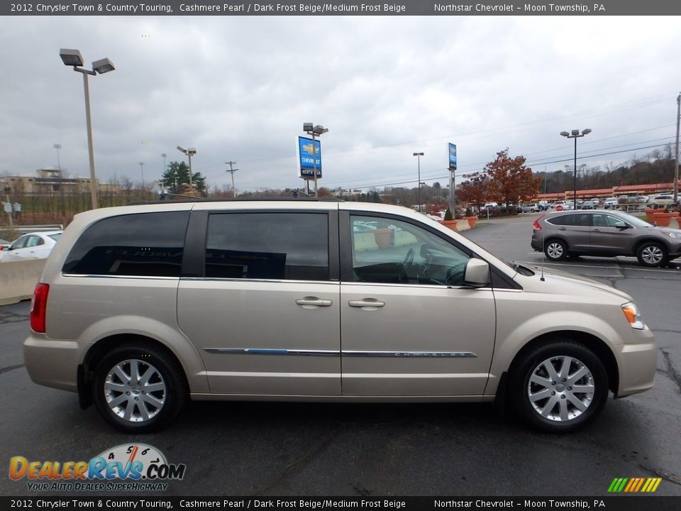 2012 Chrysler Town & Country Touring Cashmere Pearl / Dark Frost Beige/Medium Frost Beige Photo #10
