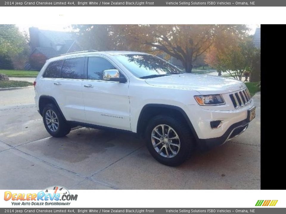 2014 Jeep Grand Cherokee Limited 4x4 Bright White / New Zealand Black/Light Frost Photo #1