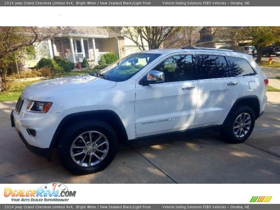 2014 Jeep Grand Cherokee Limited 4x4 Bright White / New Zealand Black/Light Frost Photo #3