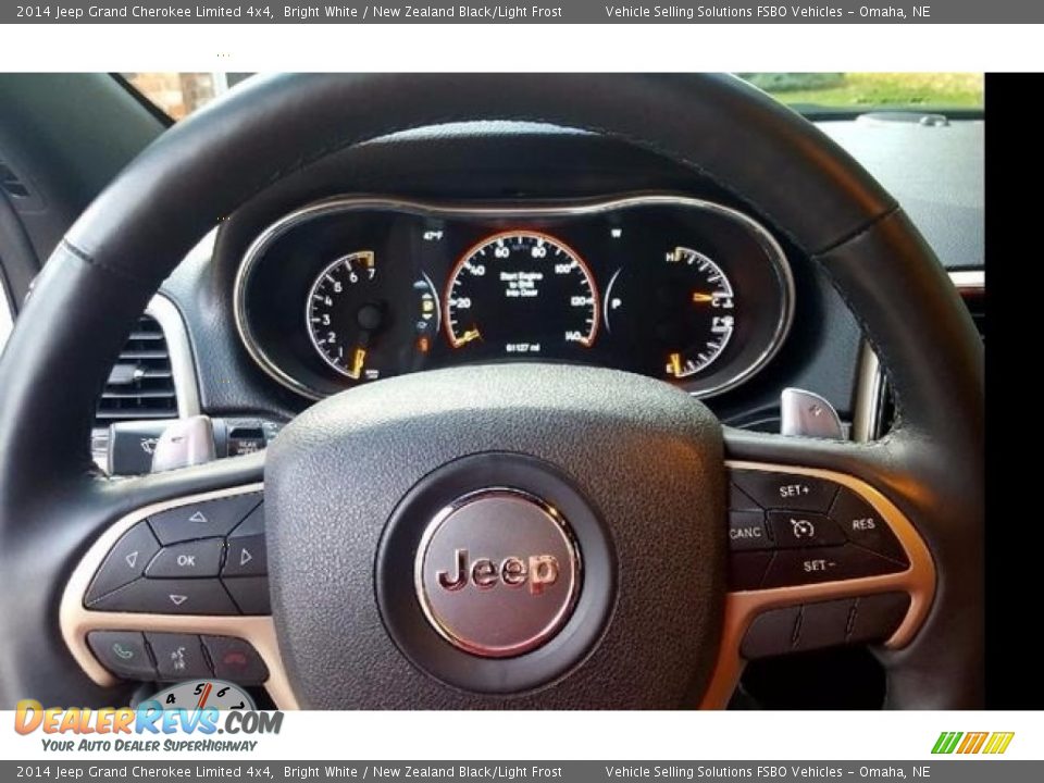 2014 Jeep Grand Cherokee Limited 4x4 Bright White / New Zealand Black/Light Frost Photo #4