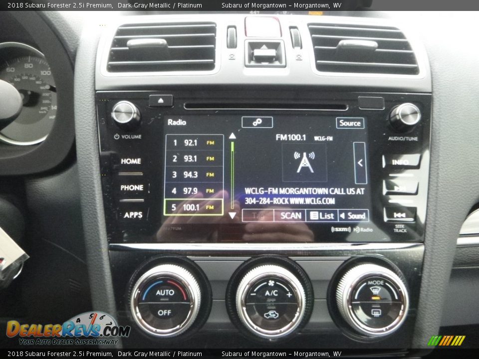 2018 Subaru Forester 2.5i Premium Dark Gray Metallic / Platinum Photo #12