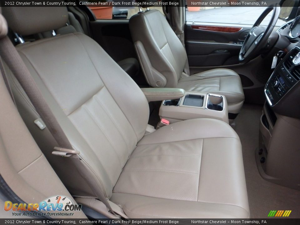 2012 Chrysler Town & Country Touring Cashmere Pearl / Dark Frost Beige/Medium Frost Beige Photo #15