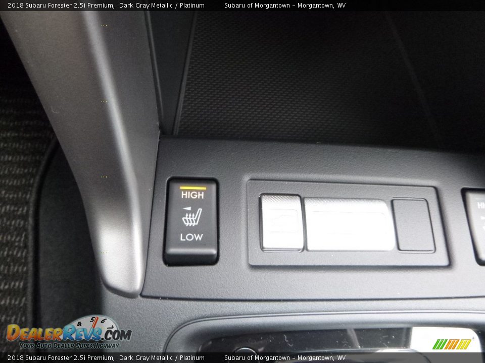2018 Subaru Forester 2.5i Premium Dark Gray Metallic / Platinum Photo #14