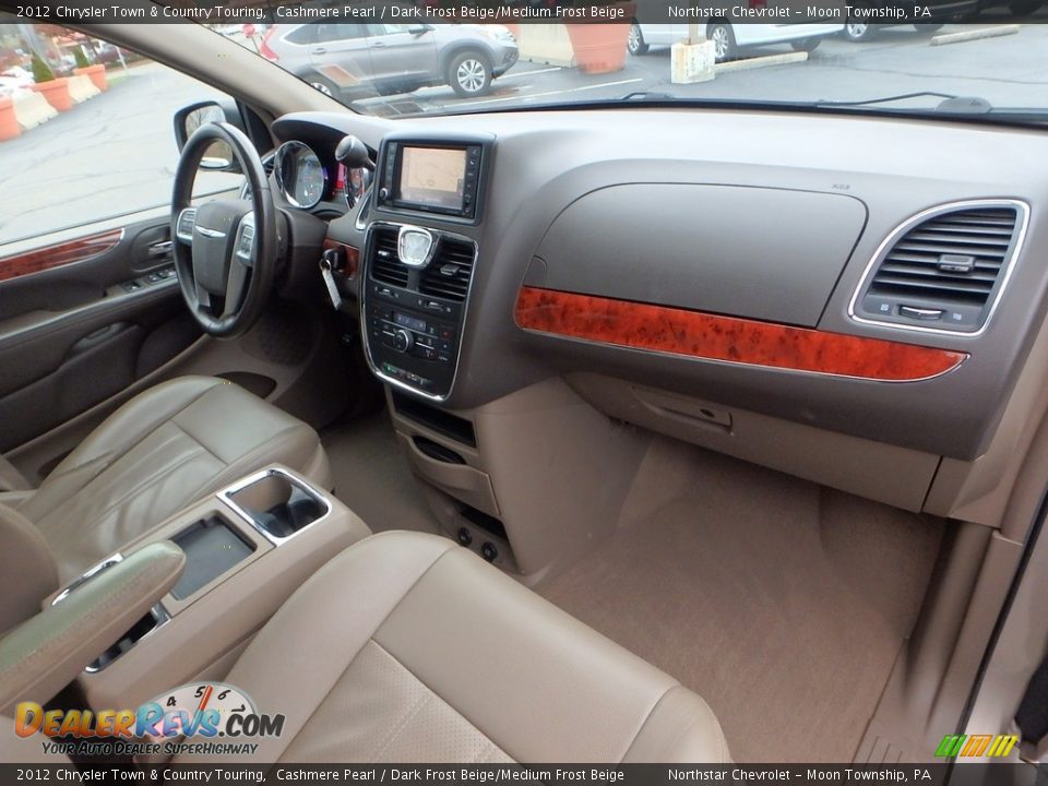 2012 Chrysler Town & Country Touring Cashmere Pearl / Dark Frost Beige/Medium Frost Beige Photo #16