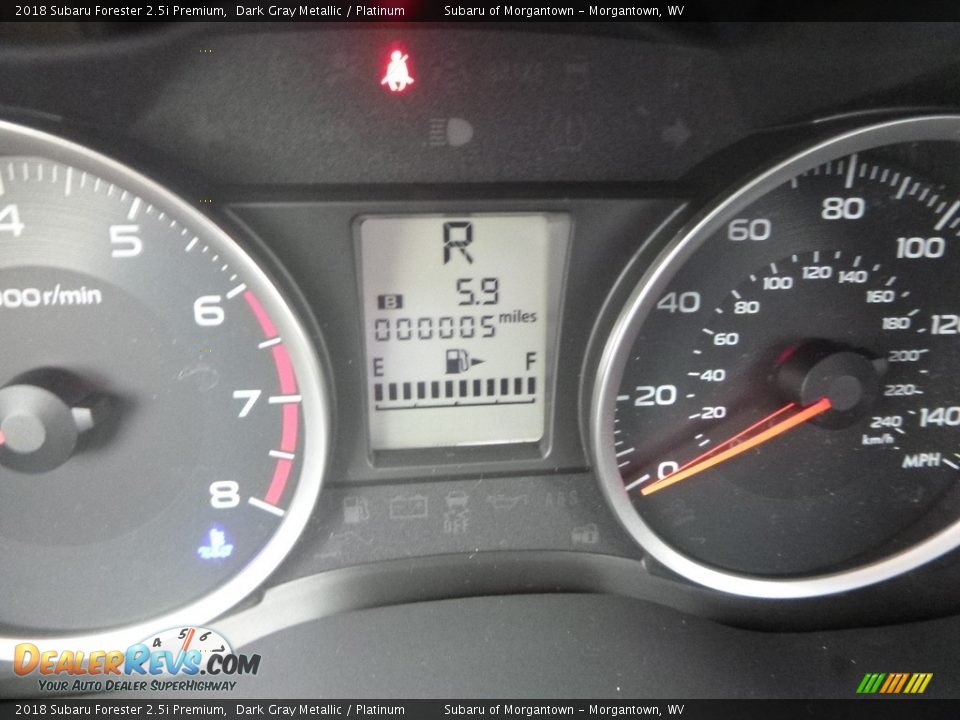 2018 Subaru Forester 2.5i Premium Dark Gray Metallic / Platinum Photo #15